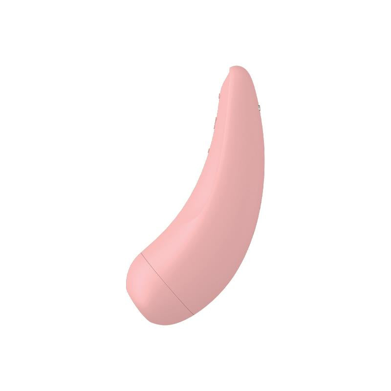 Masajeador vibrador clitoris Curvy 2+ Rosa, con APP
