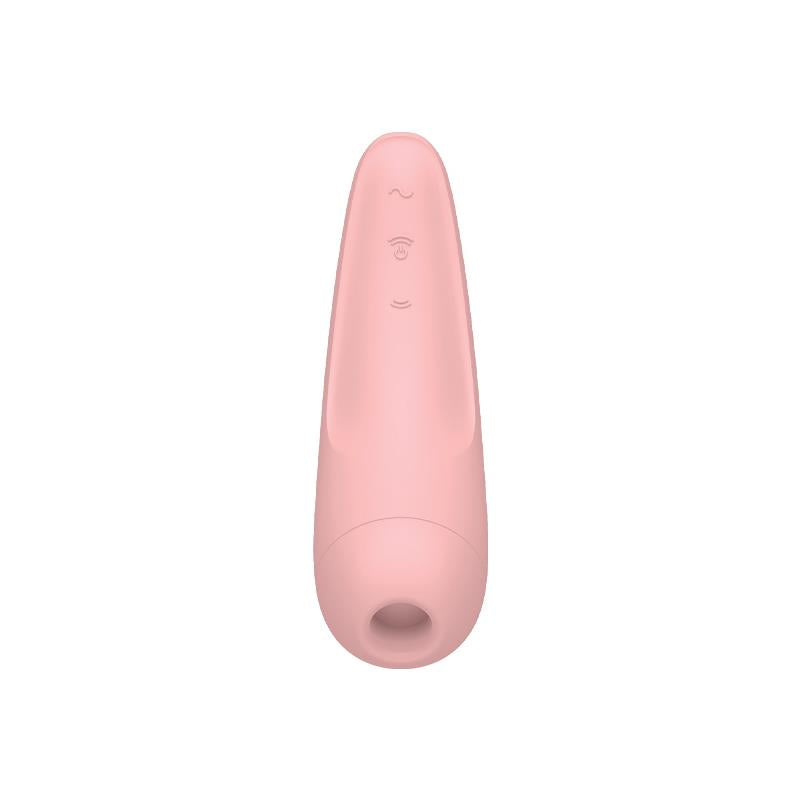 Masajeador vibrador clitoris Curvy 2+ Rosa, con APP