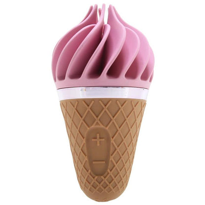 Estimulador de Clitoris con Forma de helado de fresa. USB