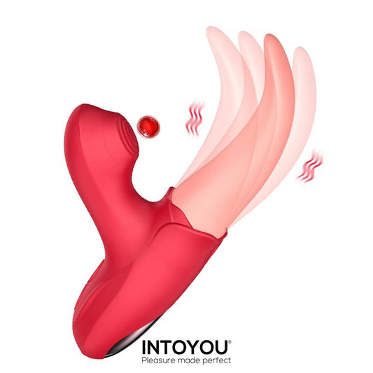 Masajeador Vibrador Clitoris Estimulador con Lengua y Pulsación