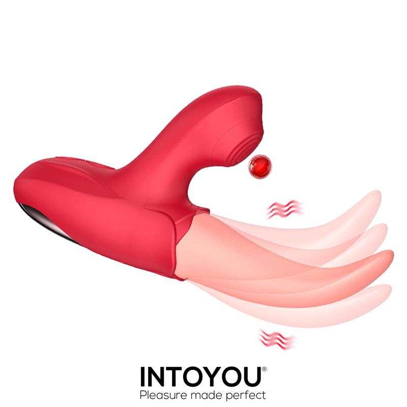 Masajeador Vibrador Clitoris Estimulador con Lengua y Pulsación