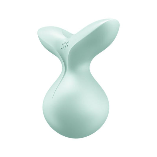 Estimulador de Clítoris Ergonómico. Agarre cómodo. Menta