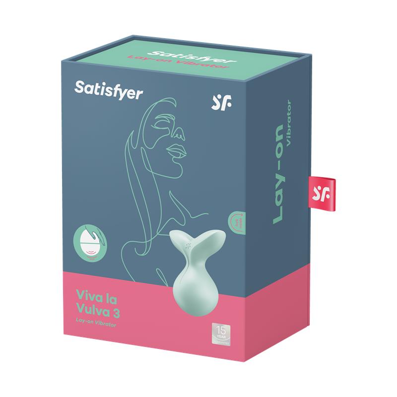 Estimulador de Clítoris Ergonómico. Agarre cómodo. Menta