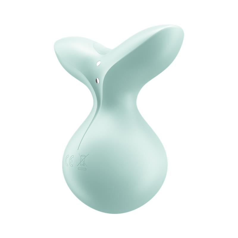 Estimulador de Clítoris Ergonómico. Agarre cómodo. Menta