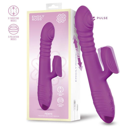 Vibrador Punto G con empuje y pulsación. 3 motores