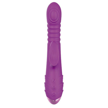 Vibrador Punto G con empuje y pulsación. 3 motores