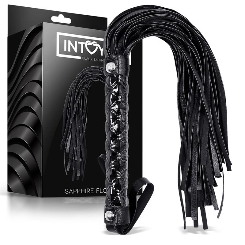 Flogger Sapphire látigo Cuero Vegano