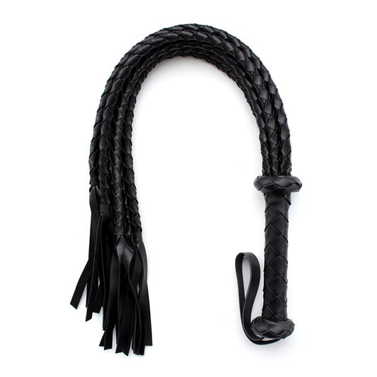 Flogger látigo Trenzado 75 cm Negro