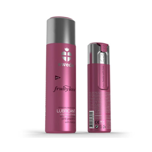 Lubricante sabor a Pomelo Rosa con Mango 150 ml, fácil de limpiar