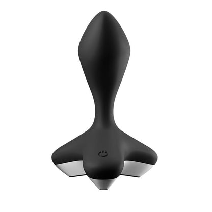 Plug Anal con Vibración Negro. 2 motores. USB