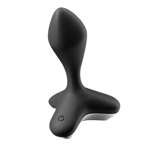 Plug Anal con Vibración Negro. 2 motores. USB