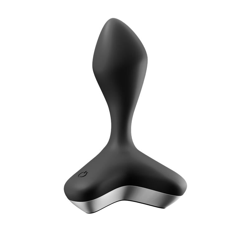 Plug Anal con Vibración Negro. 2 motores. USB