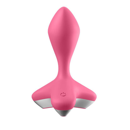 Plug Anal con Vibración Rosa. 2 motores. USB