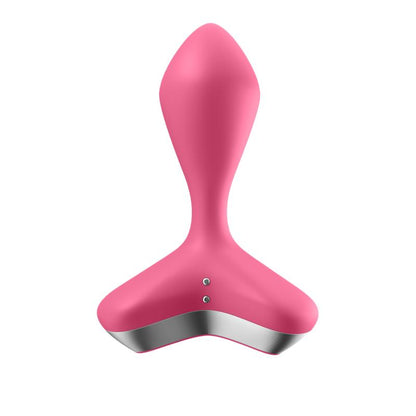Plug Anal con Vibración Rosa. 2 motores. USB