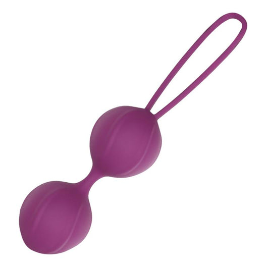 Garbo. Bolas Kegel con Bola Doble de Silicona Púrpura