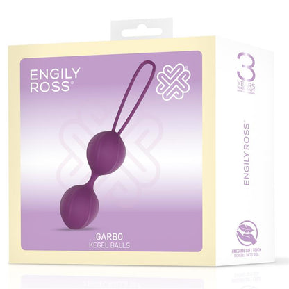 Garbo. Bolas Kegel con Bola Doble de Silicona Púrpura