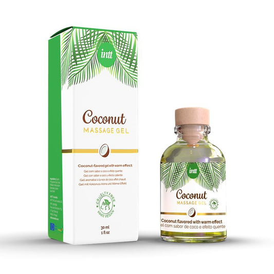 Gel de Masaje Coco Vegano Besable 30 ml, hidratante