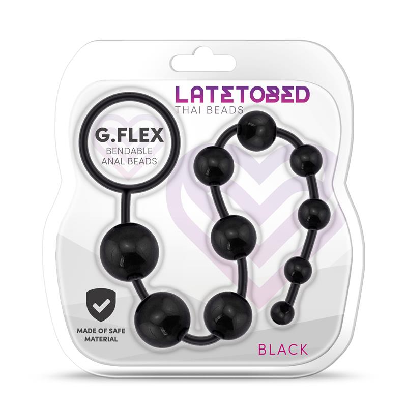 Bolas Tailandesas Flexibles Negras. Tamaño ascendente
