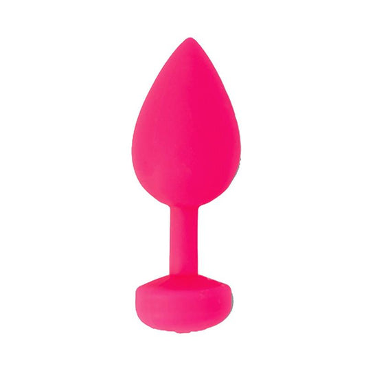 Plug Anal Neon Rosa Talla S. Silencioso