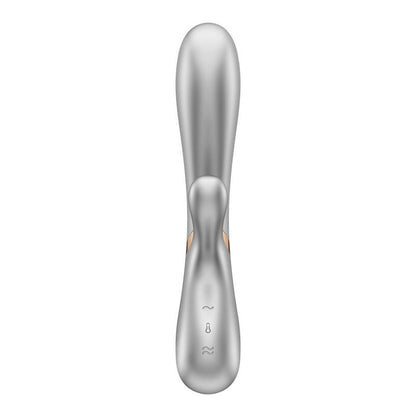 Vibrador Efecto Calor con APP Plata y Champán