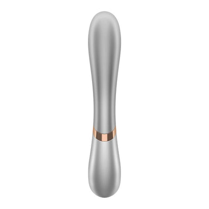 Vibrador Efecto Calor con APP Plata y Champán