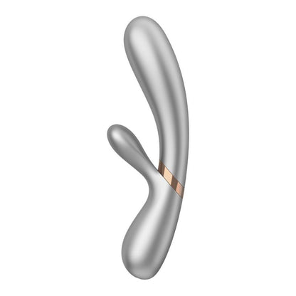 Vibrador Efecto Calor con APP Plata y Champán