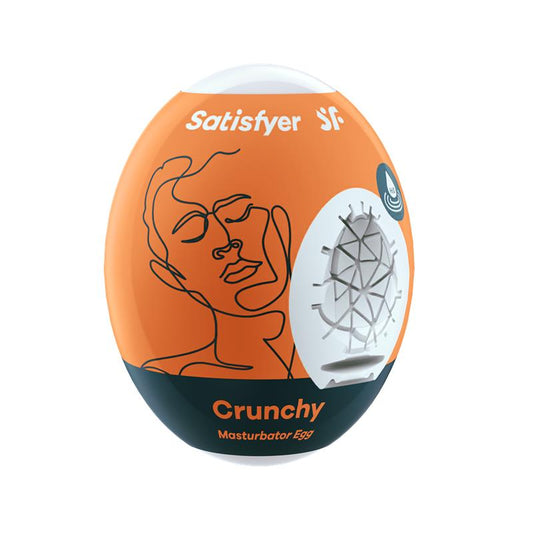 Huevo Masturbador Hydro-Active Crunchy no necesita lubricante