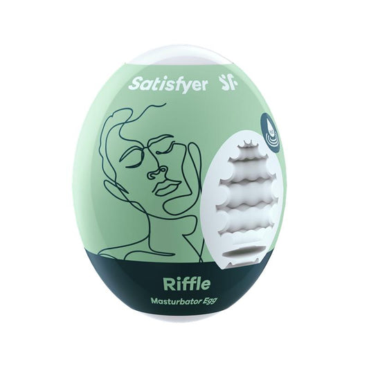 Huevo Masturbador Hydro-Active Riffle no necesita lubricante