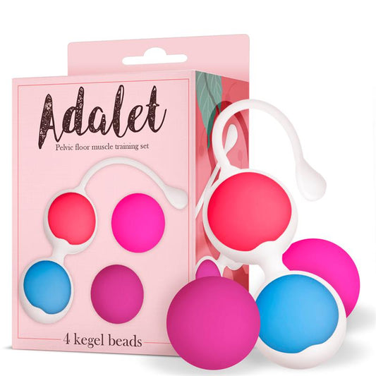 Kit de 4 Bolas Kegel de Silicona de alta calidad
