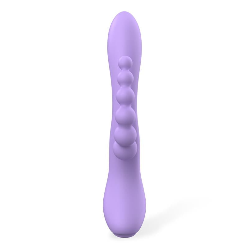 Lindsay Vibrador con Cadena Anal Silicona Líquida Unibody