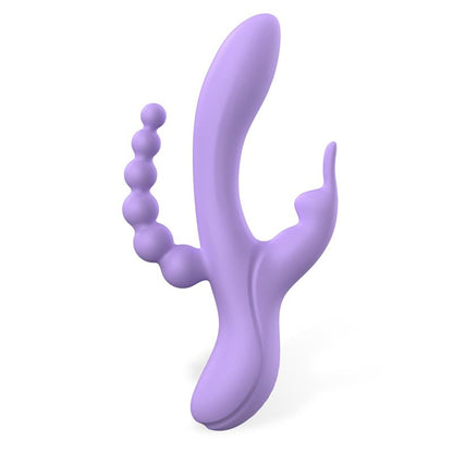 Lindsay Vibrador con Cadena Anal Silicona Líquida Unibody