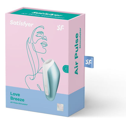 Succionador de Clítoris Vibración Breeze. 2 motores. Ice Blue