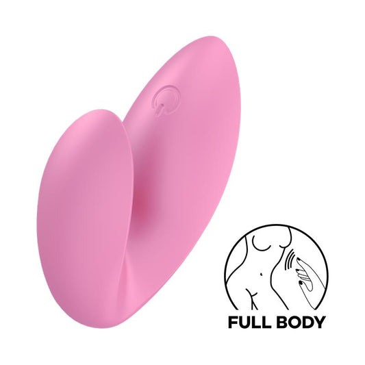 Estimulador de dedo, Vibrador Finger. Rosa. 12 funciones