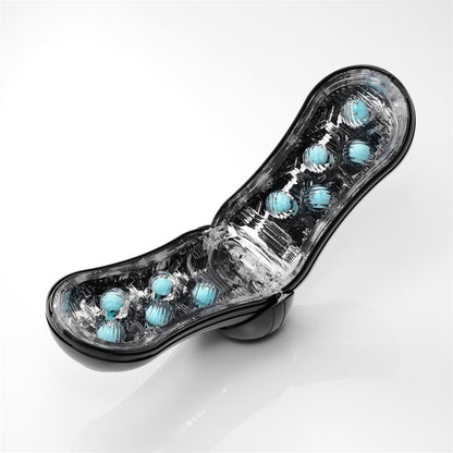 Masturbador para el Pene con orbes firmes, forma de reloj arena