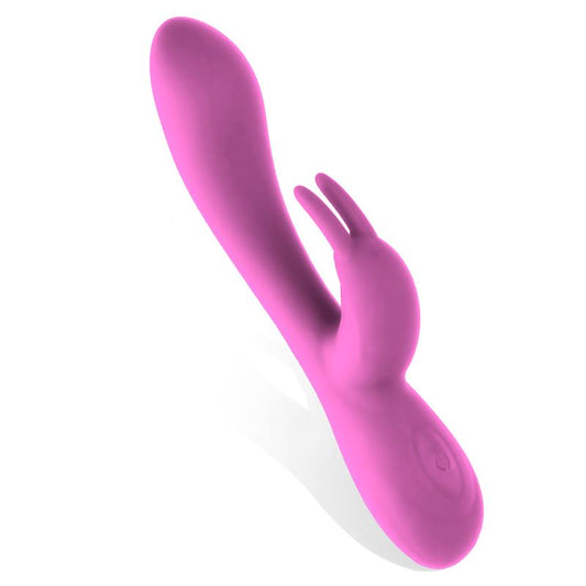 Vibrador Unibody de Silicona Líquida Flexible Rosa. USB