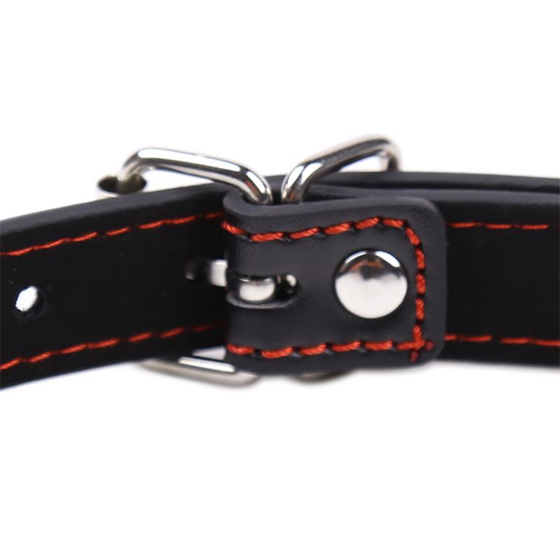 Mordaza Forma de Hueso, Silicona 12 cm Negro