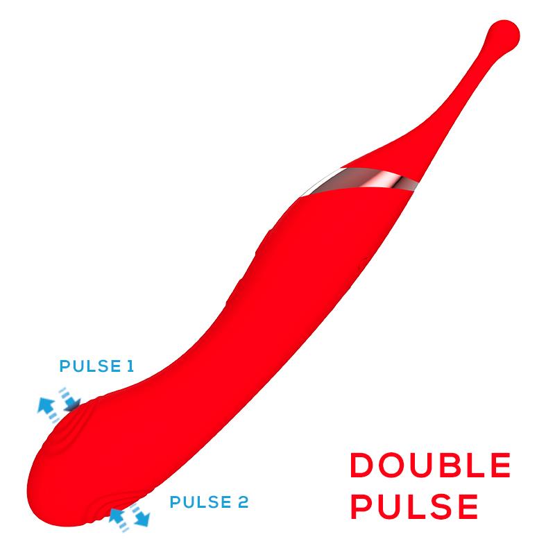 Estimulador de Clítoris Pulsación y Vibración. 3 Cabezales