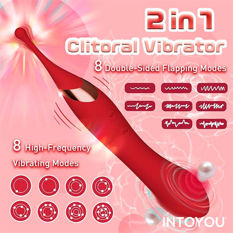 Estimulador de Clítoris Pulsación y Vibración. 3 Cabezales