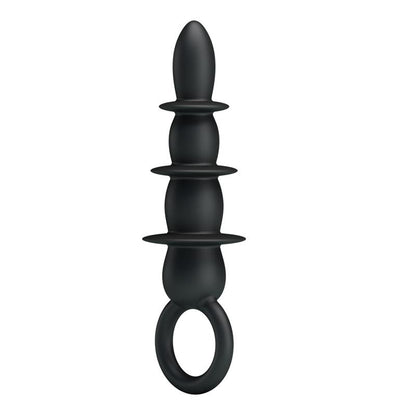Plug Anal 3 Zonas Negro. 4 Bolas que van creciendo