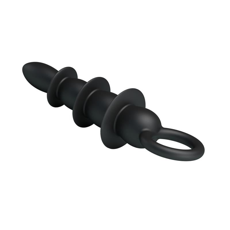 Plug Anal 3 Zonas Negro. 4 Bolas que van creciendo