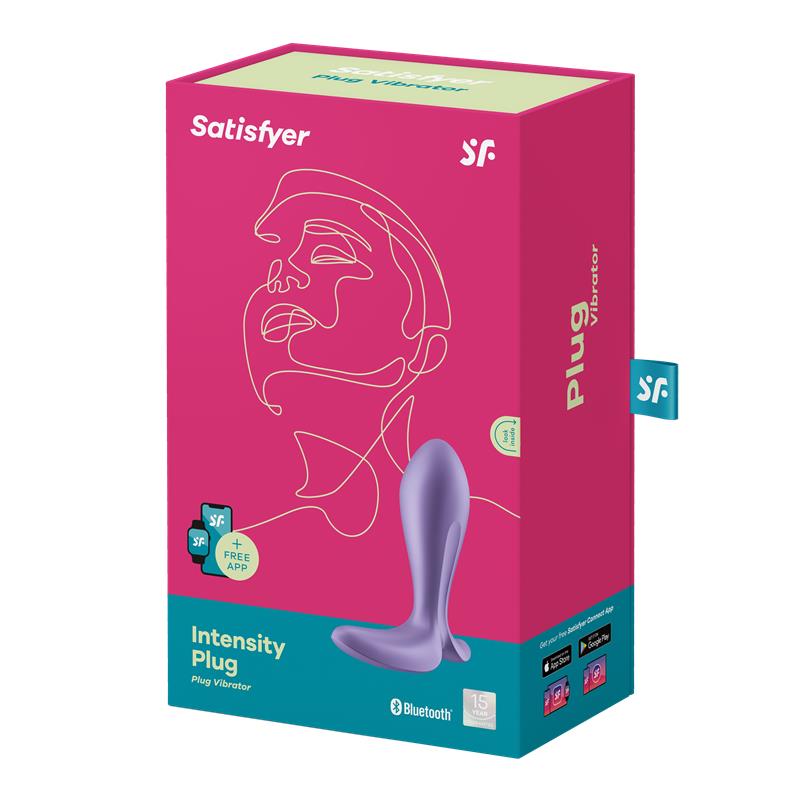 Intensity Plug Anal con Vibración Unisex. Con APP Satisfyer Connect