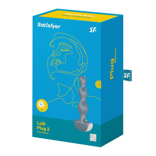 Plug Anal Vibrador 2 Motores. 12 Programas. Ice
