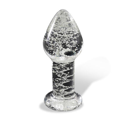 Plug anal de cristal que brilla en la oscuridad
