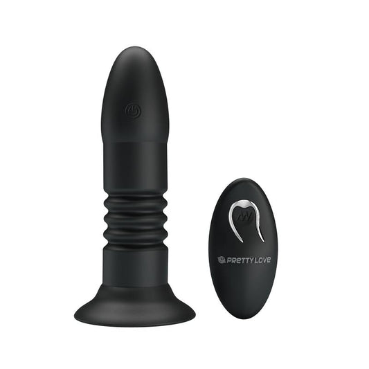Magic Jingers. Plug Anal Movimiento Arriba y Abajo Periscópico. Control Remoto