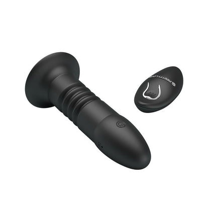 Magic Jingers. Plug Anal Movimiento Arriba y Abajo Periscópico. Control Remoto