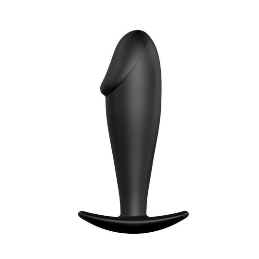 Plug Anal Negro de Silicona Impermeable