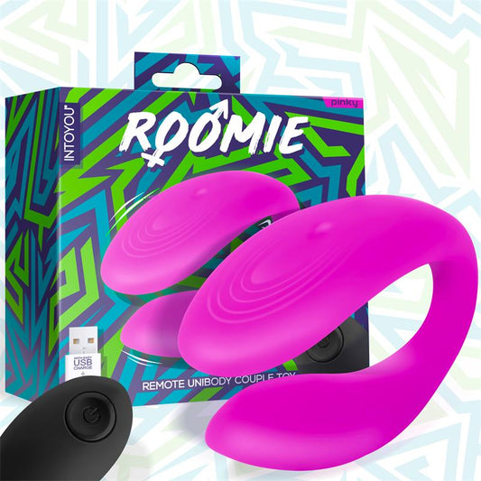 Vibrador para parejas Unibody Control Remoto USB