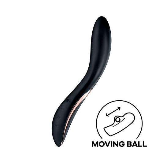 Vibrador de 2 Motores con 12 Funciones y 7 Velocidades. Negro