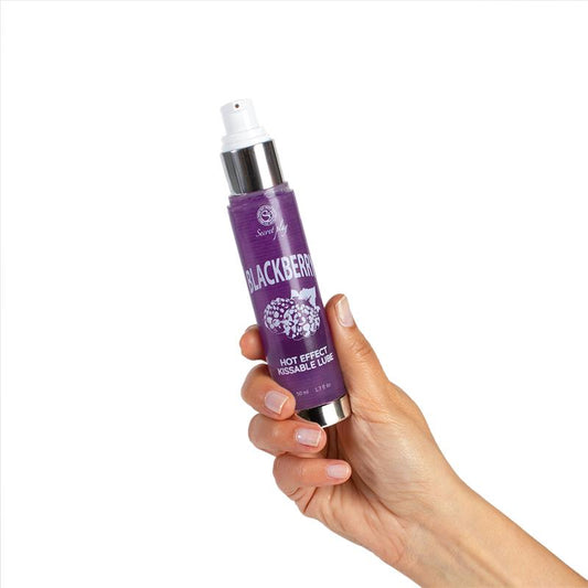 Lubricante efecto calor 50 ml Sabor Mora.