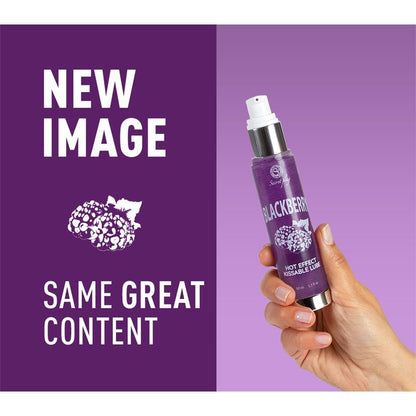 Lubricante efecto calor 50 ml Sabor Mora.
